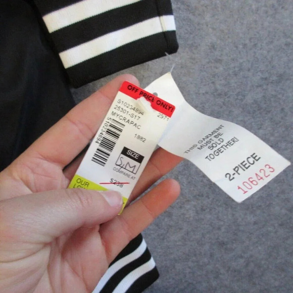 MYCRA Pac Womens Reversible Jacket Coat Rain 1 S M Red Black Packable 830 - Picture 3 of 16